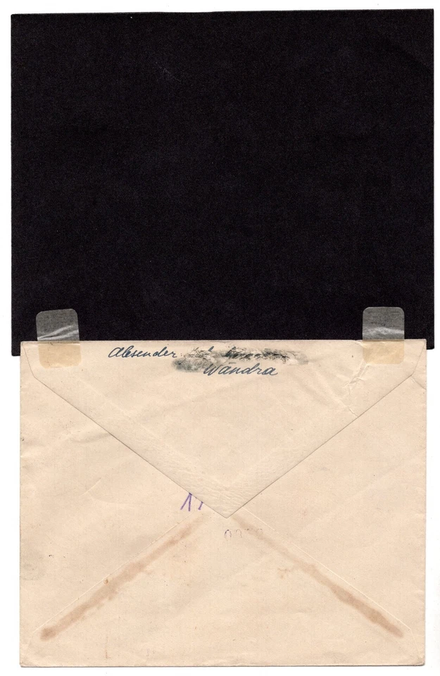 ESTONIA 1919 ALEMANIA 1 MARCA SC. #34 ATADO "VANDRA" A MUNICH EN PORTADA REGISTRADA Foto 2 de 2