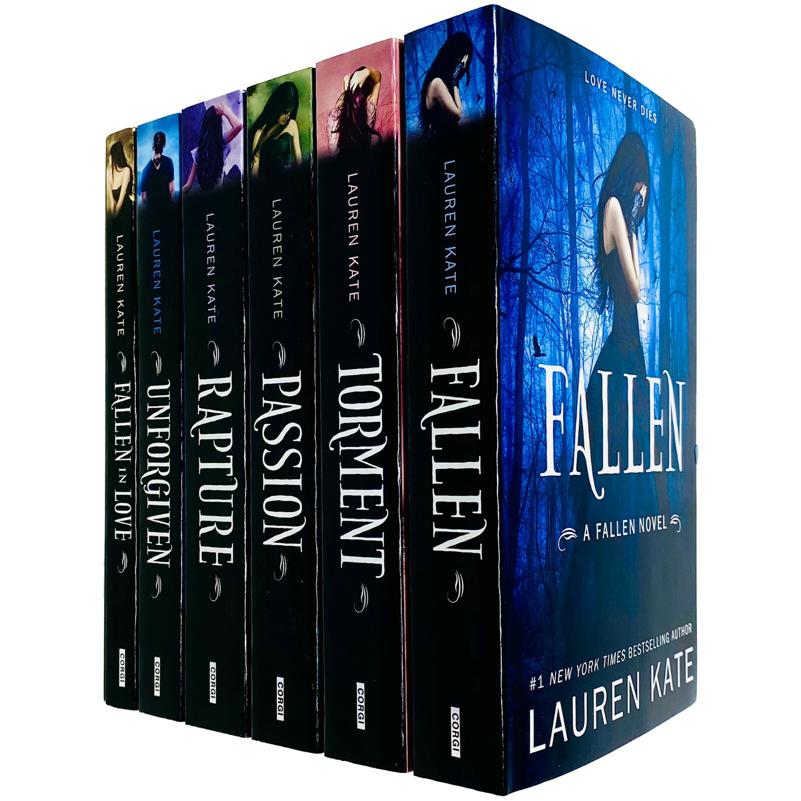 Fallen Series Complete 6 Books Collection Set By Lauren Kate Fallen, Torment