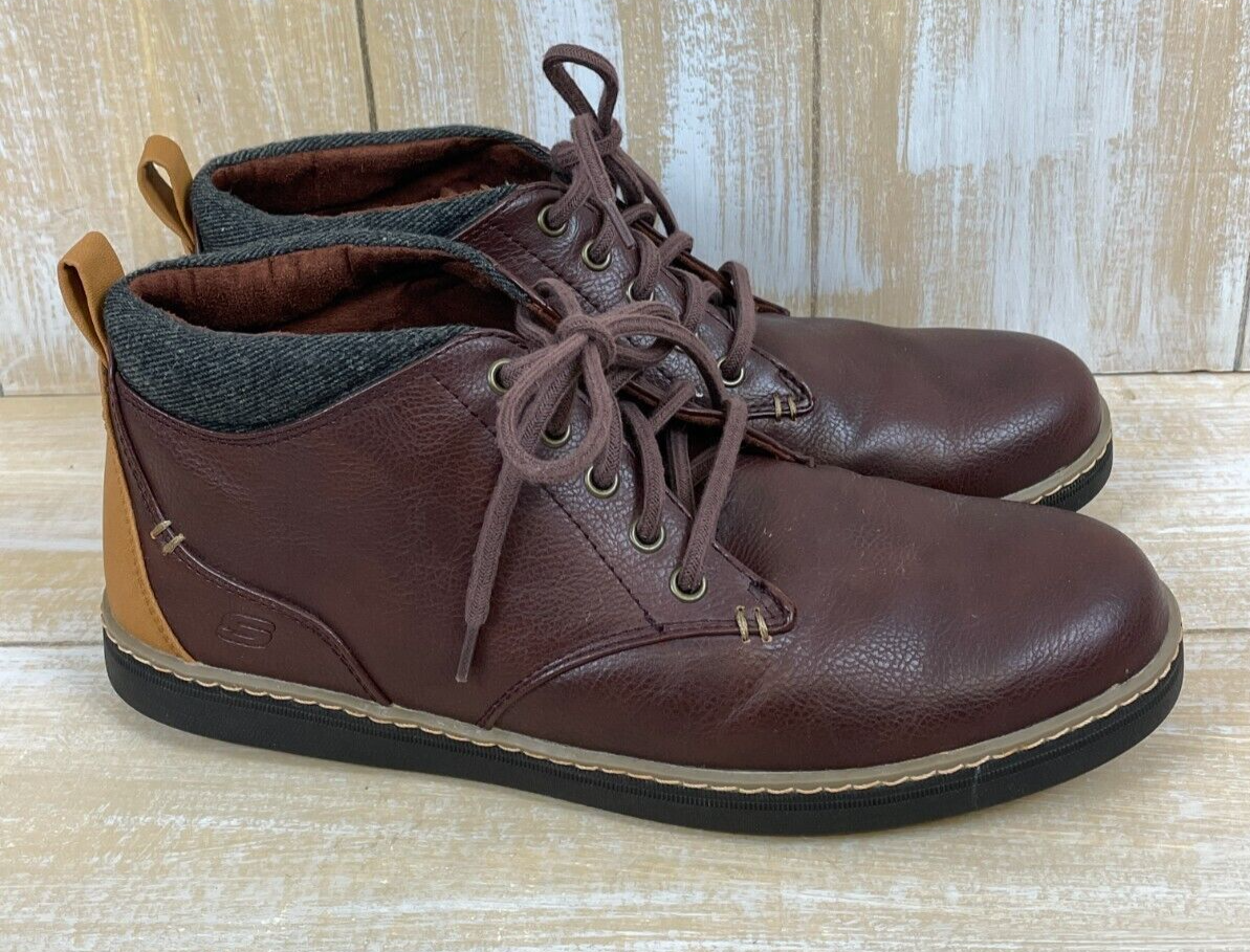Skechers Mens 10 Helmer Rolven Boots Air Cooled Memory Foam  display picture 1