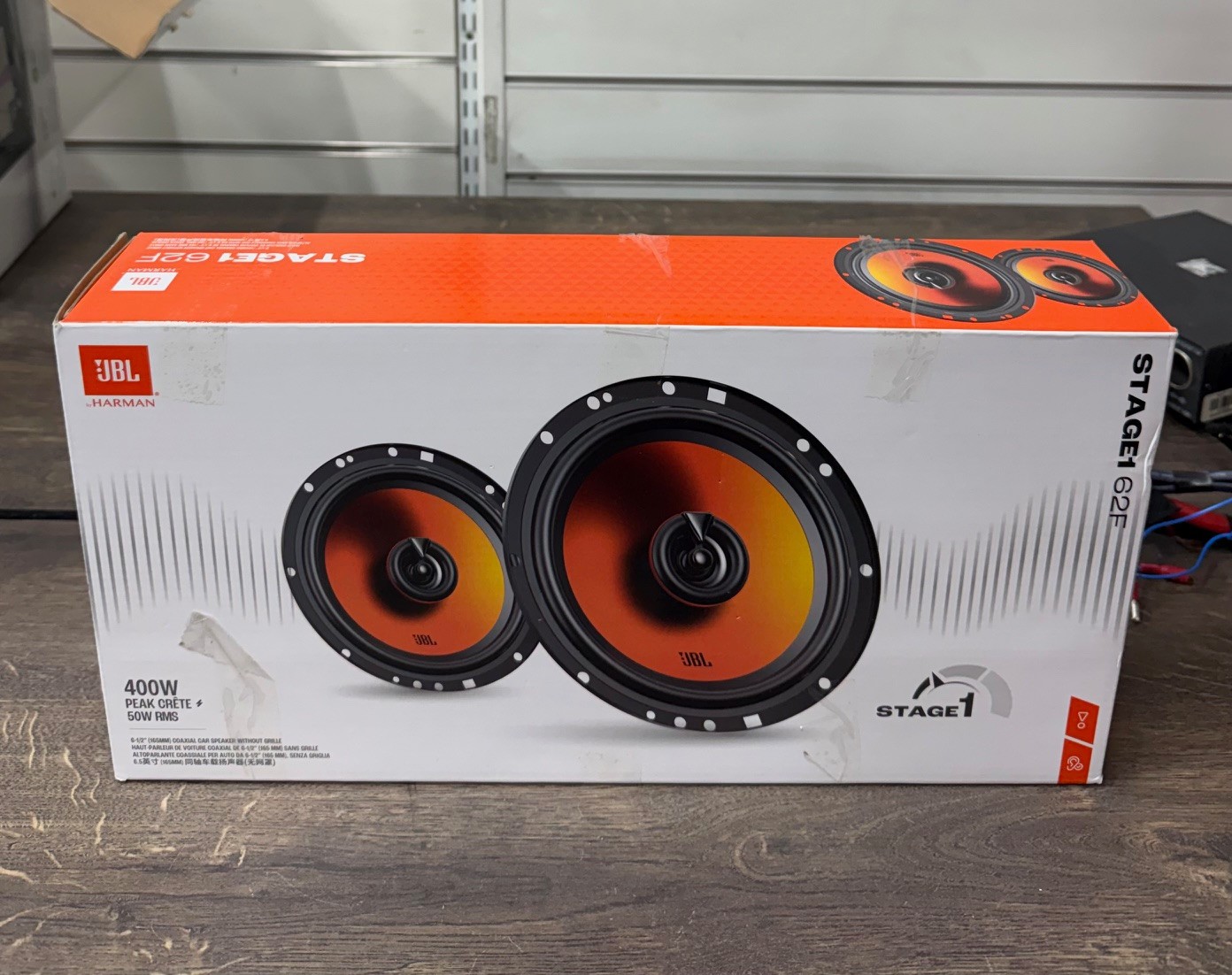 JBL 400W 2WAY 6.5 INCH 16.5cm CAR/VAN DOOR/SHELF SPEAKERS PAIR STAGE 162F #OP