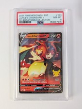 Lance's Charizard V Celebrations Promo PSA 8 Pokémon Card