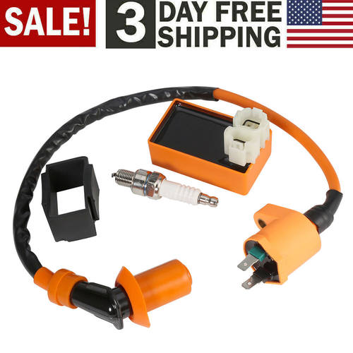 20MM GY6 50 50CC CARBURETOR PERFORMANCE CDI BOX IGNITION COIL - Foto 3