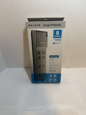 BELKIN BE108230-12 Home/Office Surge Protector 8-Outlet 12ft Cable - Grey