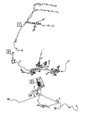 Genuine Mopar Body Wiring 68591990AB