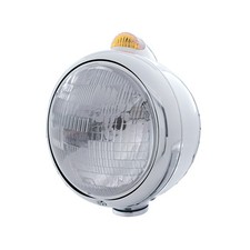 Chrome Guide 682-c Headlight H6024 Dual Mode Led Signal - Amber Lens Chrome Guide 682-c Headlight H6024 Dual Mode Led Signal - Amber Lens
