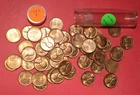 1953 Lincoln Wheat Cent roll - UNC+ spotty