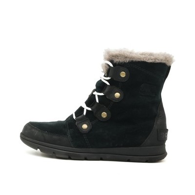 Sorel Damen NL3039 Stiefel Schwarz Leder Outdoor Winterstiefel EU 39,5