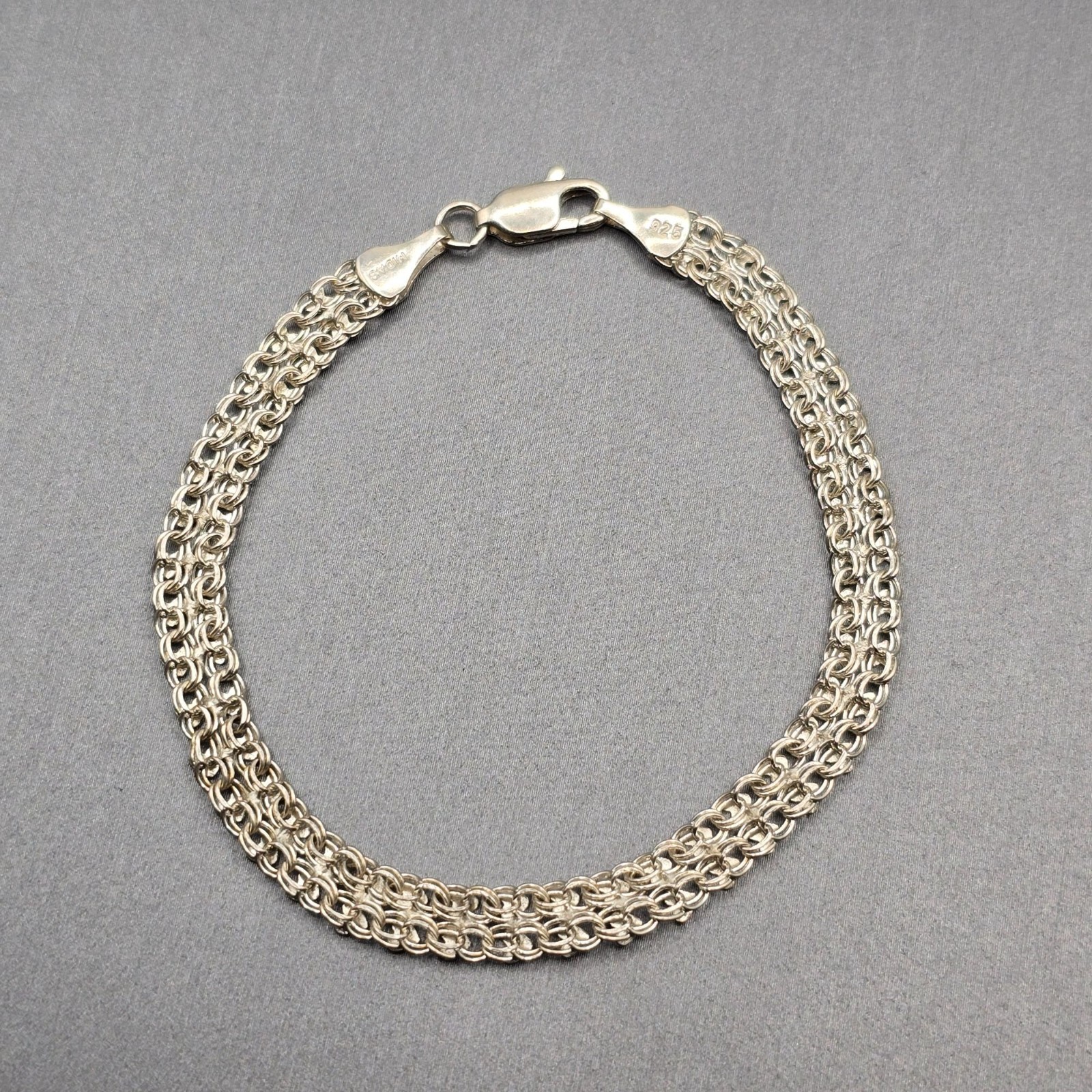 Midas Sterling Silver Interlocking Heart Link Bra… - image 7