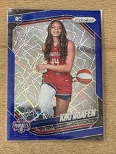2025 Panini Prizm WNBA #149 Kiki Iriafen Blue Velocity Prizm Variation RC