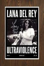 Lana Del Rey – ULTRAVIOLENCE Signed Poster 11x17 W/ COA - Authentic Memorabilia