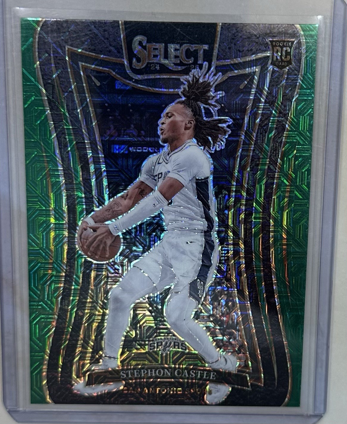 2024-25 Panini Select - Mezzanine Stephon Castle #388 GREEN MOJO