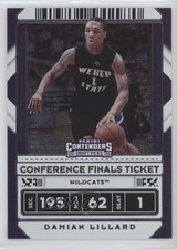 2020-21 Contenders Draft Picks Conference Finals Ticket 52/75 Damian Lillard o7m