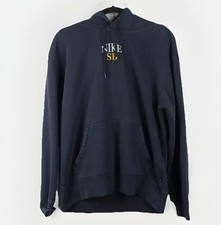 Nike SB Hoodie Mens Size Medium Black Pullover Spellout Logo Pocket CW5615-010