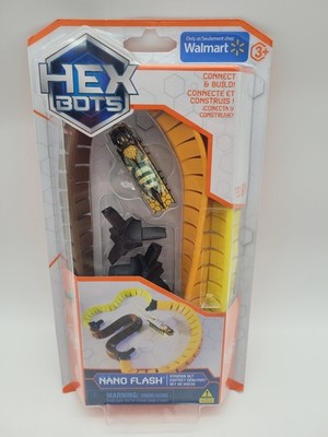 HEXBUG Nano Flash Starter Set - Yellow Nano with flexible Jelly Walls