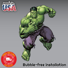 The Incredible Hulk Vinyl Decal Laptop Bumper Sticker Helmet Wall Window