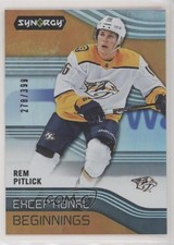 2019 Upper Deck Synergy Exceptional Beginnings Orange 278/399 Rem Pitlick 00em