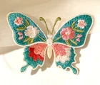 iron on patch/applique butterfly 3 x 2 1/8-inch FREE SHIPPING