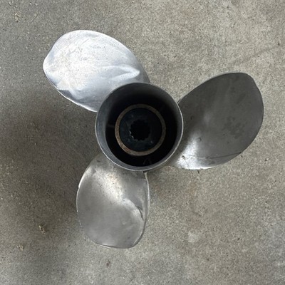 Stainless Steel Outboard Propeller. Come Off Of A 75 Hp Mercury