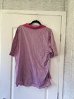 Polo Golf Ralph Lauren Men’s XL Pink/White/Purple Striped Short Sleeve Polo EUC — photo 3