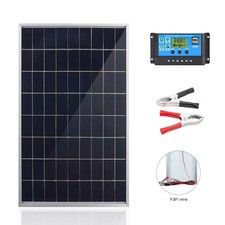 Solar Panel 12V Trickle Charger Battery Charger 10W Kit Maintainer Boat Car RV