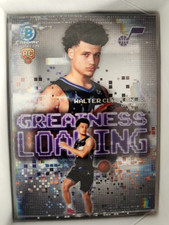 2025-26 Bowman Chrome Walter Clayton Jr RC Rookie Greatness Loading Utah Jazz