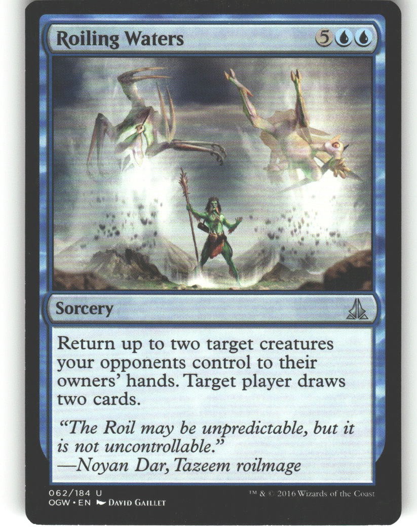 Roiling Waters - Oath of the Gatewatch - MTG - Uncommon - #62 - NM