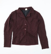 Freestyle Girls Red Striped  Jacket  Size 12-13 Years  Button - Blazer, Suit