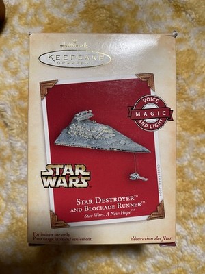 Hallmark Star Wars Destroyer Blockade Runner Ornament - Gray (QXI4064)