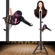 55 Inch Heavy-duty Wig Head Stand, Adjustable Metal Mannequin Head Stand Trip...