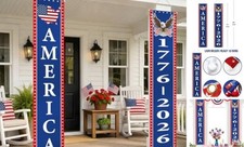 4th of July Decorations Outdoor - 250th Anniversary America 1776-2026
