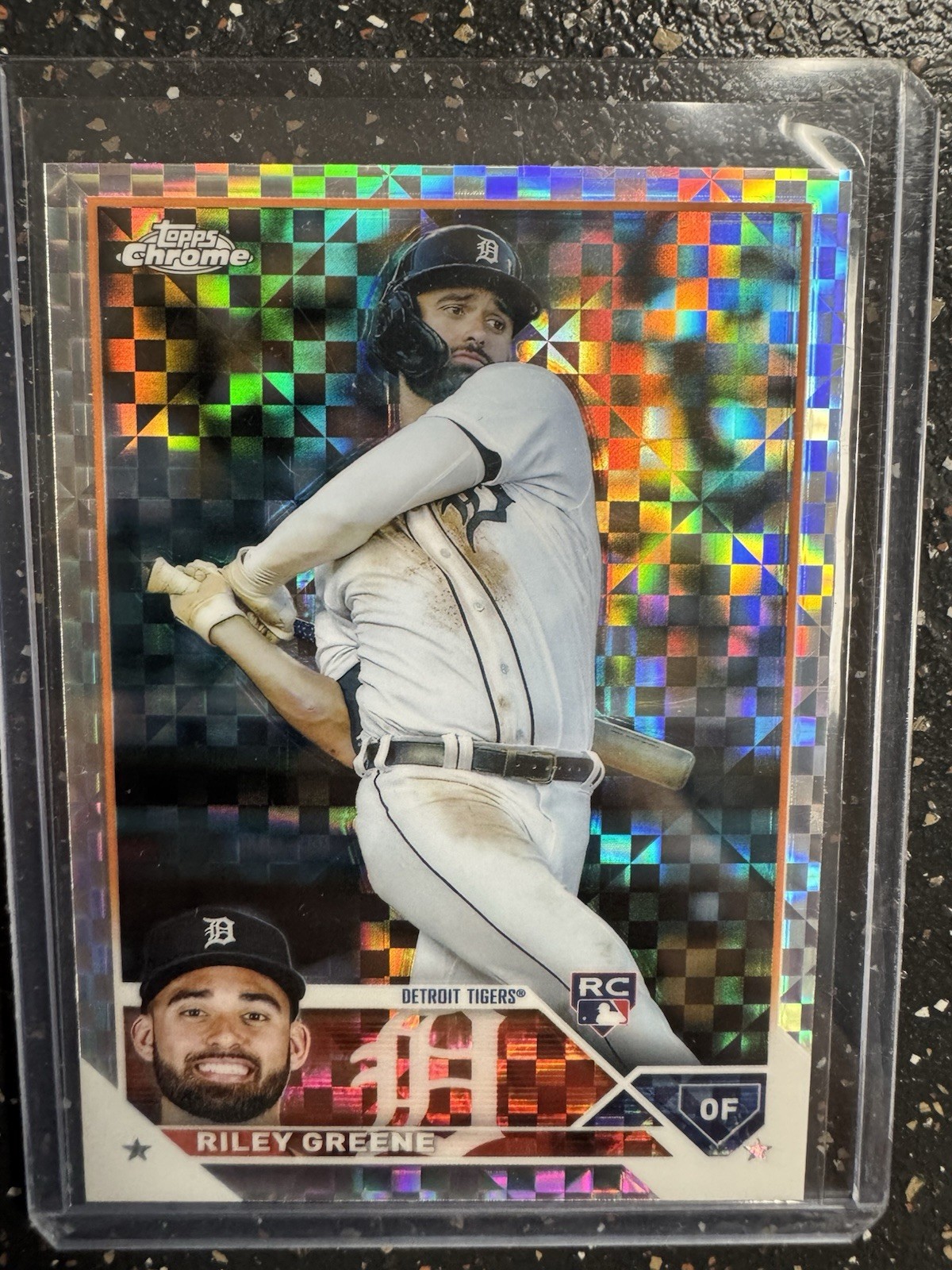 2023 Topps Chrome Riley Greene Xfractor Refractor Rookie RC #182 Tigers