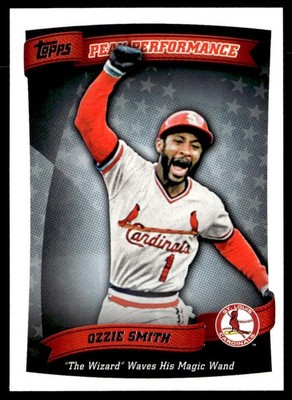 2010 Topps Series 2 #PP-80 Ozzie Smith St. Louis Cardinals Peak Performance