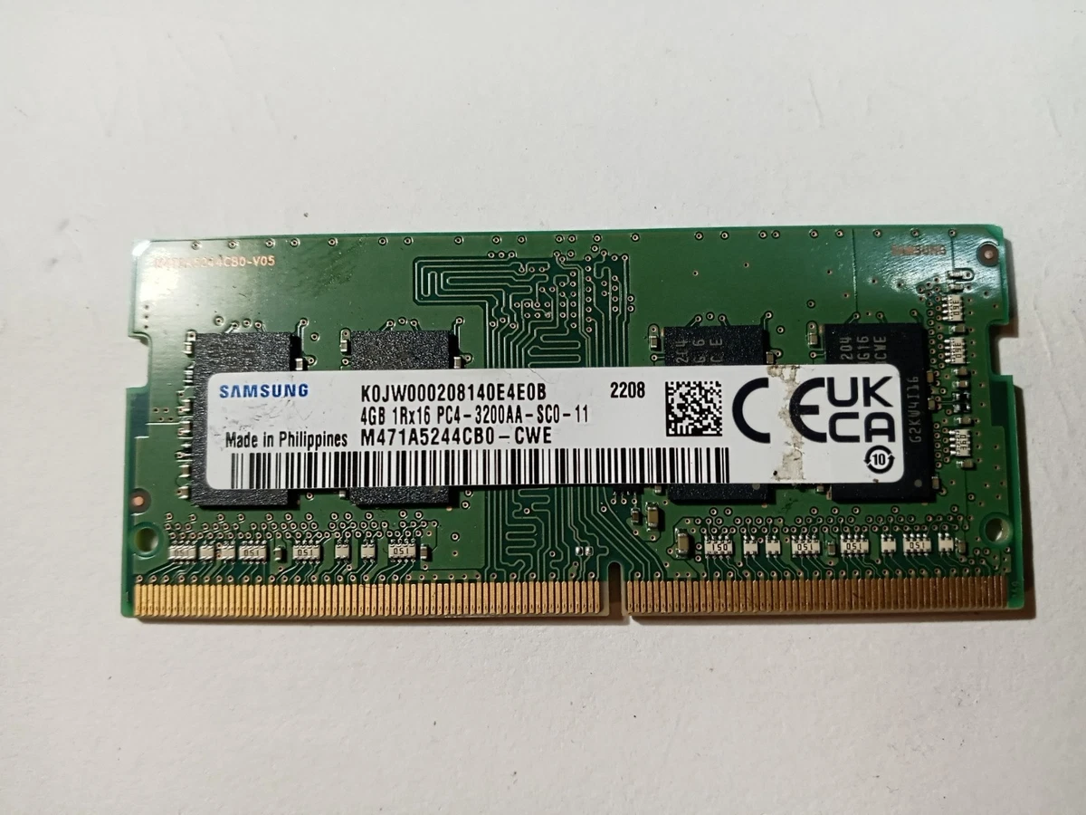 Samsung DDR4 SDRAM 4 GB Capacity per Module Memory (RAM) for sale