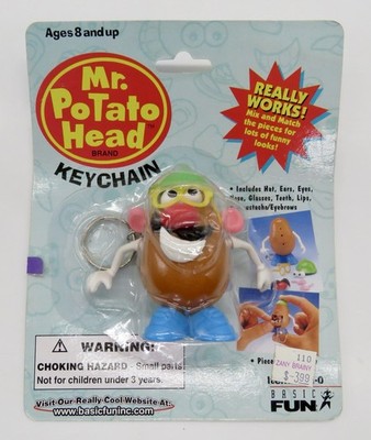 MR POTATO HEAD KEYCHAIN New & Sealed! 1999 BASIC FUN Hasbro Really Works