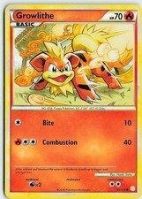 Growlithe 65/123 Common HeartGold & SoulSilver Pokemon Lightly Played on eBay