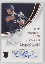 2016 Panini Immaculate Rookie Red 8/25 Michael Reed #RA-MR Auto 7eo