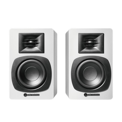 Audio-Technica AT-SP3X white (Paar) Regal-Lautsprecher (Bluetooth) #13068215