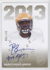 2013 Press Pass Signings Gold 2/199 Barkevious Mingo #PPS-BM Auto 1v6