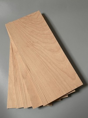 Gedämpfte Buche Massivholzplatte / Holzplatten 1 von 340 mm x 150 mm x 3 mm, 4 mm oder 6 mm