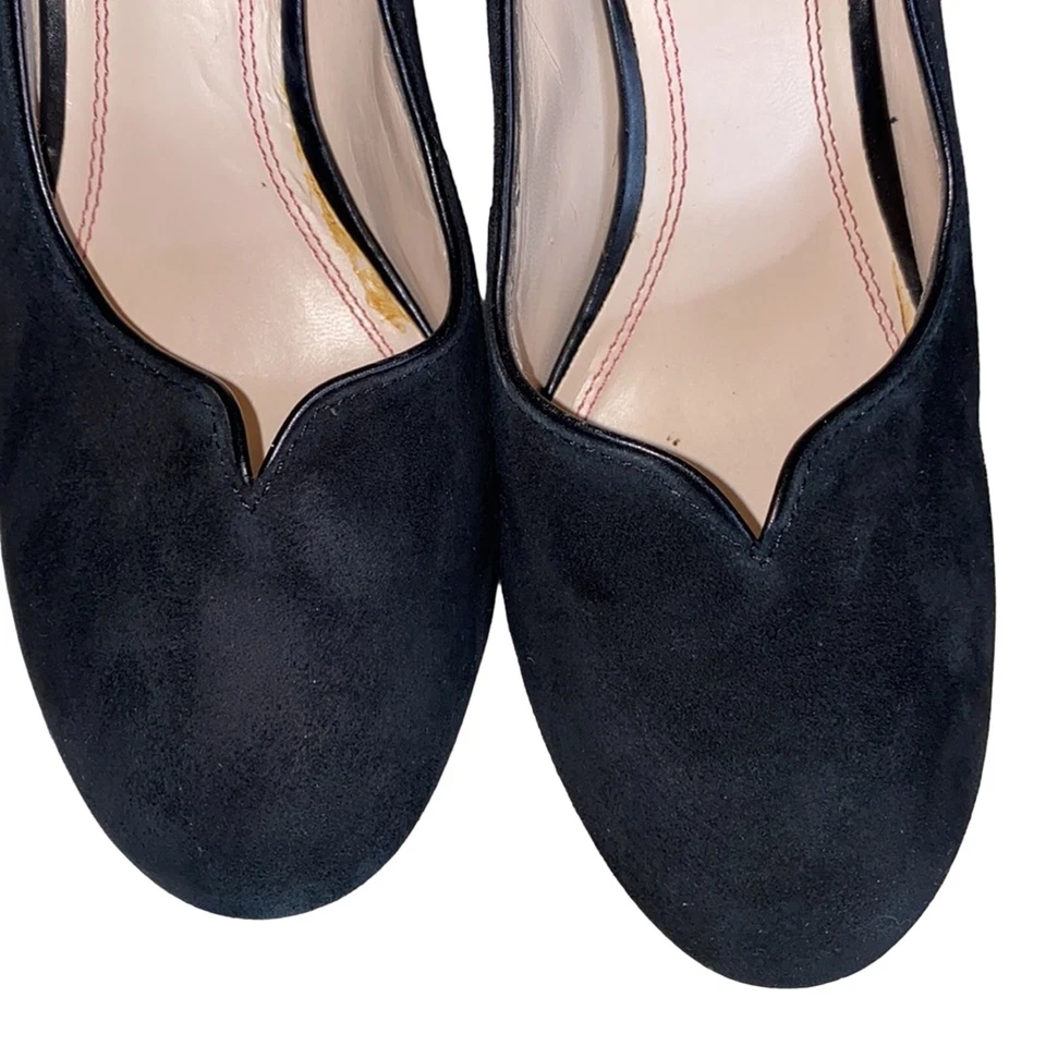 Tacones de gamuza de cuero Plenty by Tracy Reese Anthropologie Rebecca 38/8 Foto 4 de 4