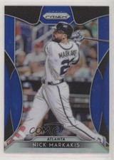 2019 Panini Prizm Tier II Blue Prizm Nick Markakis #177 0c6