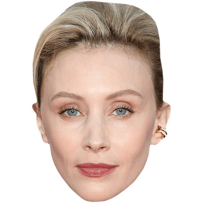 Sarah Gadon (Hair Up) Promi Maske, flaches Kartengesicht, Kostüm Maske