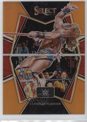 2022 Panini Select WWE Premier Level Orange Prizm /35 Ultimate Warrior HOF 0p4n