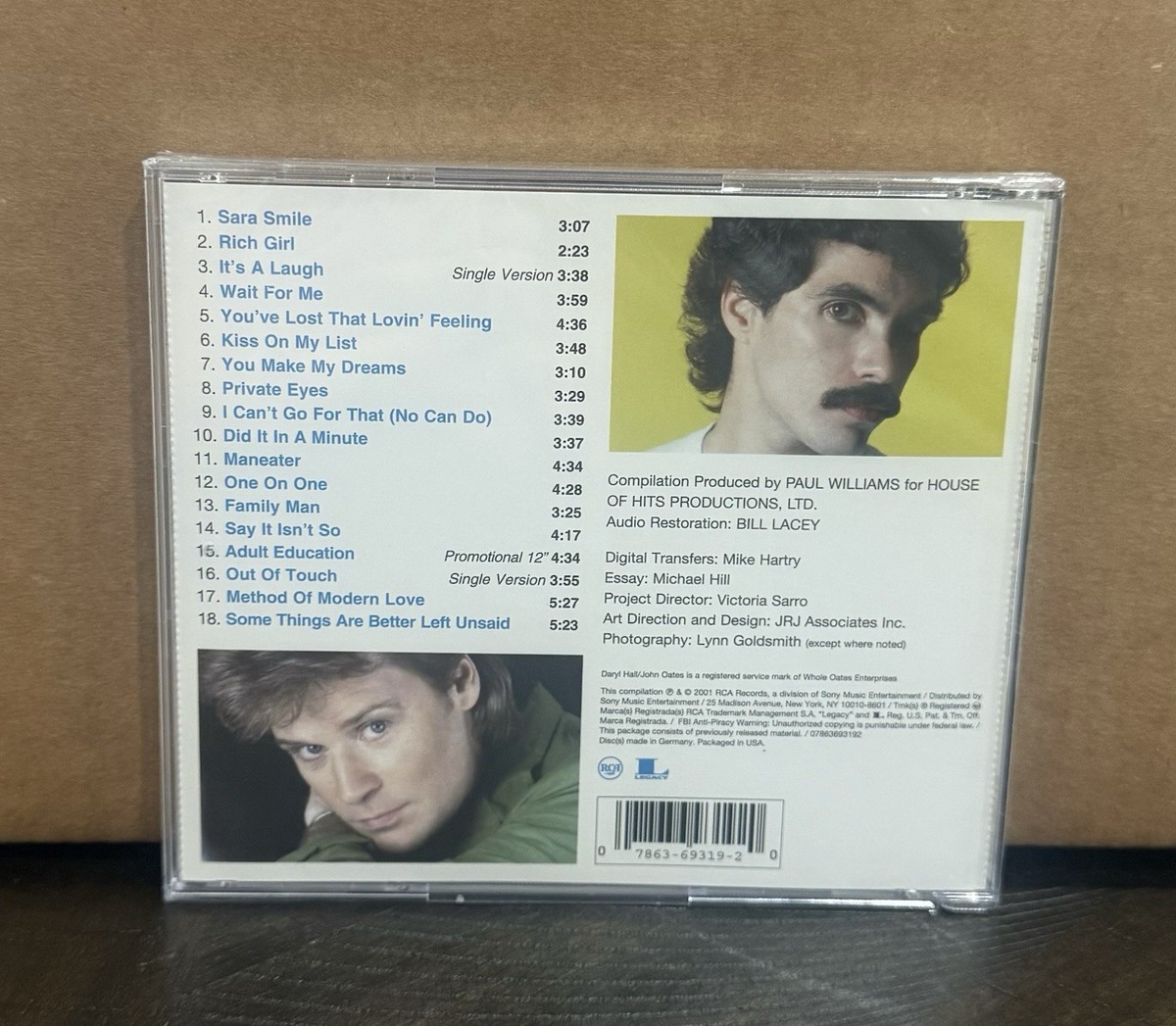 The Very Best of Daryl Hall and John Oates by Hall & Oates (CD