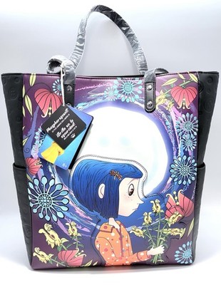 Loungefly Coraline Garden Glow in Dark GID Full Size Tote Bag NWT