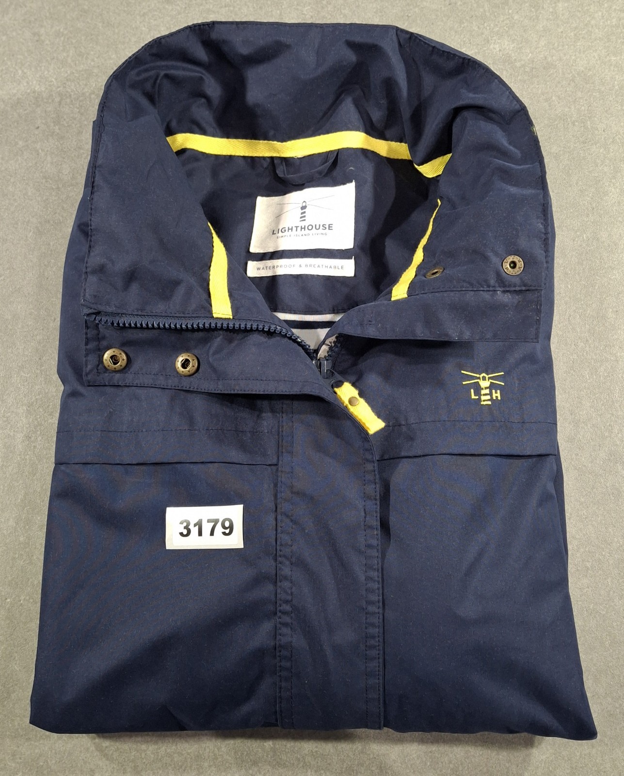 Lighthouse Beachcomber Jacket Womens Medium Blue … - image 22