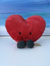 Jellycat Amuseables Red Heart Large BNWT RETIRED and VHTF