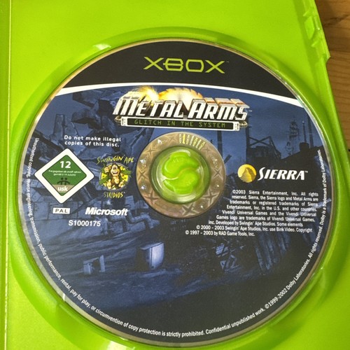 Metal Arms Glitch in the System Microsoft Xbox Sans Notice Pal FR Testé - Foto 9 di 10
