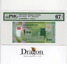 Mauritania, Banque Centrale 100 Ouguiya (2017) P-Unlisted Polymer SGU67 EPQ PMG