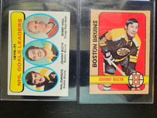 1971-74 Topps NHL Cards ALL Stars (7) w/ 5 orr cards, '72 OPC #1 BUCYK, #1 CARDS